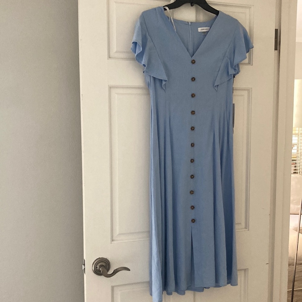 Blue Calvin Klein dress NWT